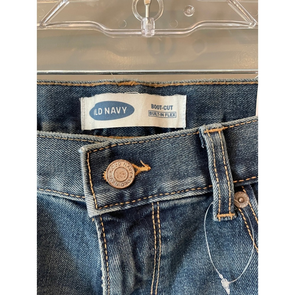 Old Navy Womens Size 18 Boot-Cut Jeans Built-In Flex Adjustable Waist Medium NEW - Picture 8 of 9